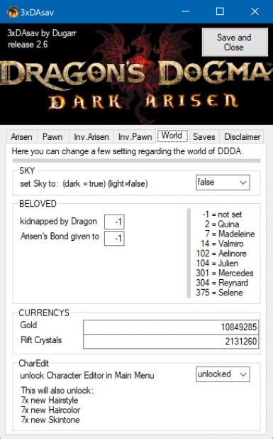 ddda save manager|3xDAsav at Dragons Dogma Dark Arisen Nexus .